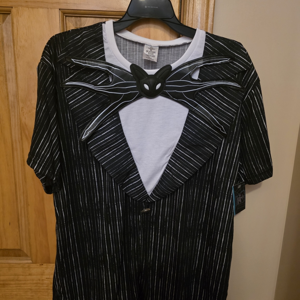 Disney Black and White Jack Skellington Tee